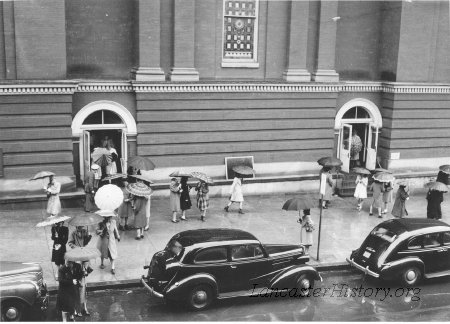 Service at end of World War II  PHOTO: LANCASTERHISTORY.ORG