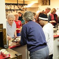 Serving Community Meal