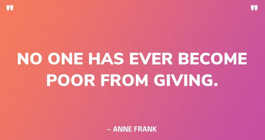 Give anne frank
